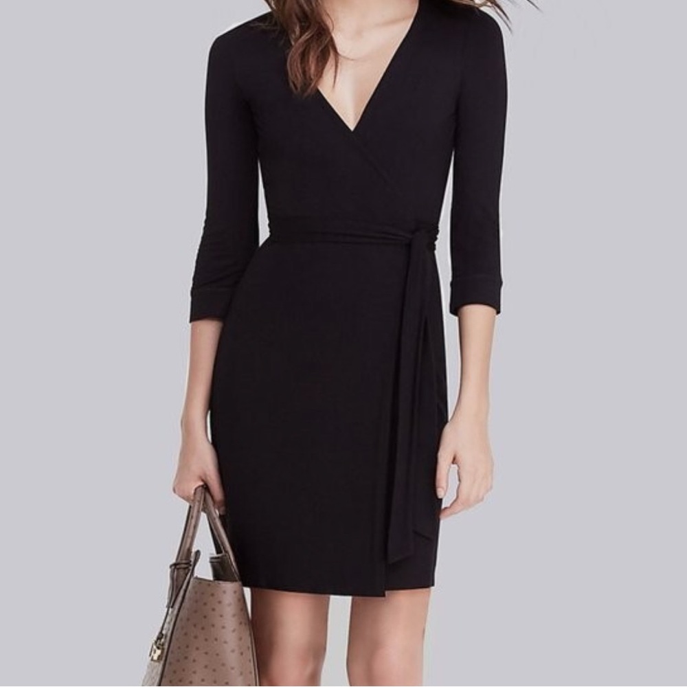 Diane Von Furstenberg DVF Julian Mini Wrap Dress